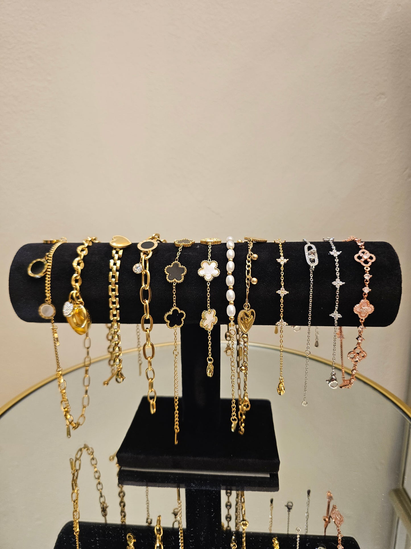 DESIREE HEART BRACELET (18K Gold Plated Steel)