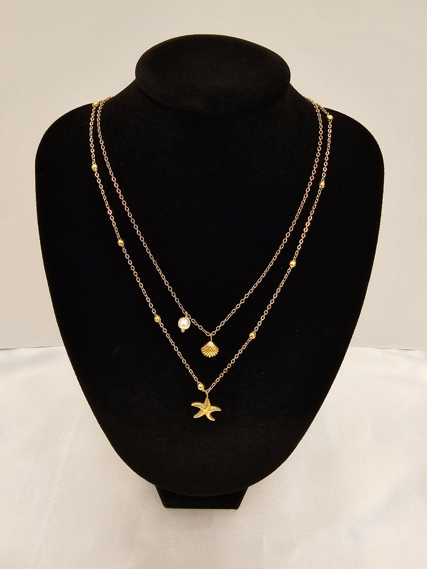 OCEANIA NECKLACE (18K Gold Plated Steel)