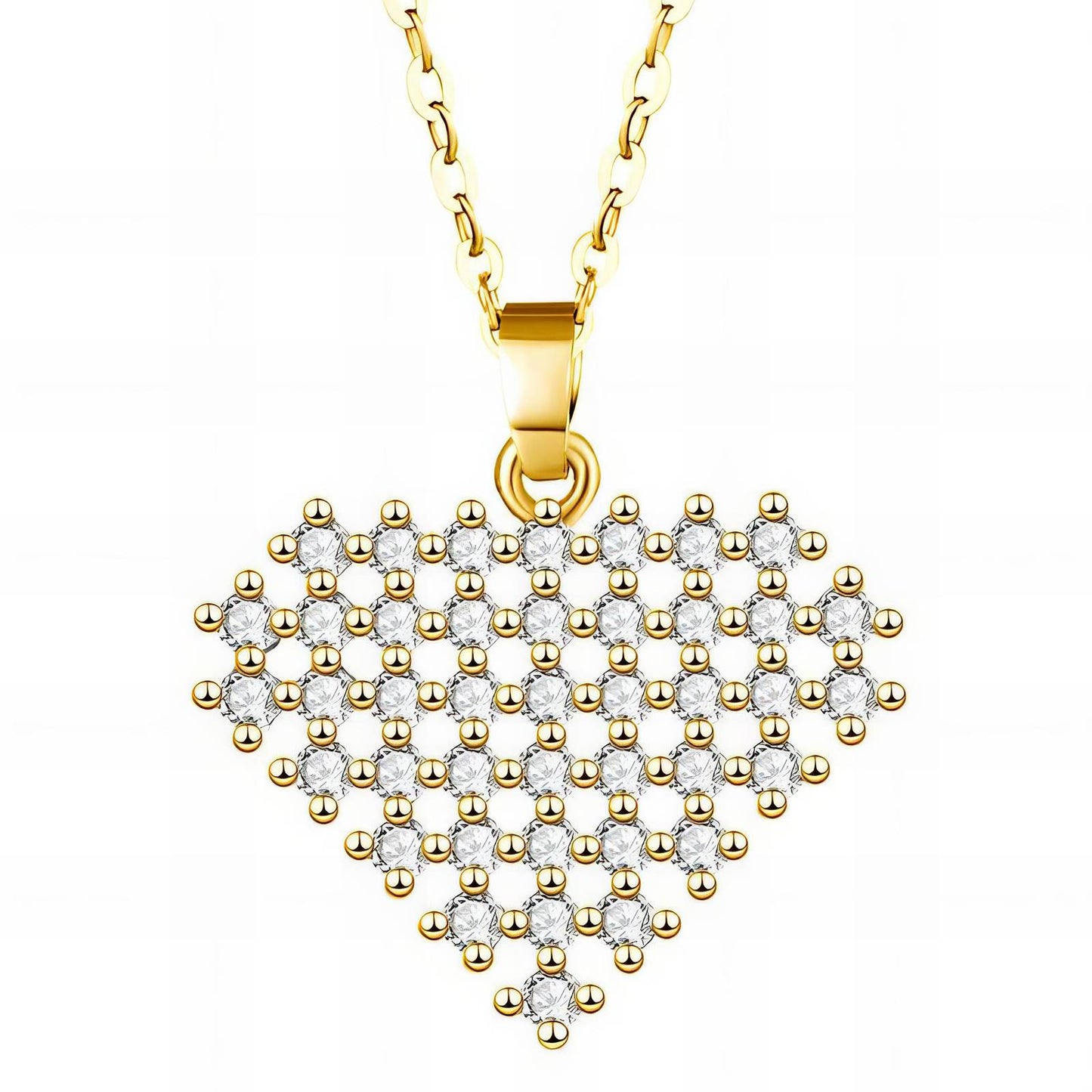 HEART NECKLACE (18K Gold Plated Steel)