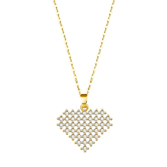 HEART NECKLACE (18K Gold Plated Steel)